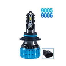 【竣天】LED大燈 冰藍怪獸 LED 車燈 H4 H7 H11 H1 9005 9006 車用 霧燈 大燈 新北出貨, 1個, 9006(單支)