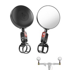 Segway Ninebot과 호환되는 스쿠터 백미러 모든 킥스쿠터 MAX G30 G2 G3 ZT3 프로 GT3 F3 E3(Air T15 제외) 조절 가능한 광각 비전 백미러, For Segway_171210