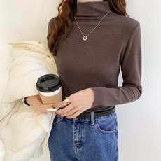 5컬러 소프트터치 베이직 반폴라 티셔츠 가을티셔츠, 화이트, S