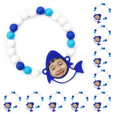 DIY모아 상어 얼굴팔찌만들기x10개 여름 팔찌만들기