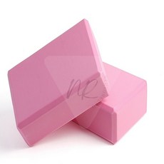 늘우 EVA 요가블록 2p세트 핑크 스트레칭도구, 2개