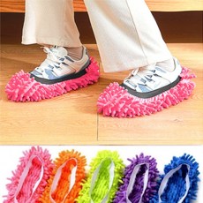 청소용 슬리퍼 걸레 발걸레 실내화 2p 먼지 물기 제거 거실 극세사, 1개