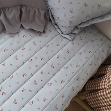 룸마이룸 전기 온수 매트커버 19종 모음 S Q 온열 전기장판 전기매트 라텍스 탄소매트 요커버, 03_리사_블루