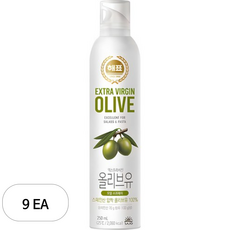 해표 압착올리브유, 250ml, 9개