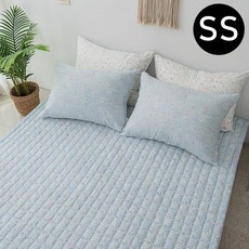 부드럽고 내구성 좋은 항균 마이크로모달 플라워차렵이불 슈퍼싱글/퀸