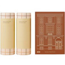 마켓올슨 빨아쓰는 행주 시그니처 브라운 2롤 x 1개