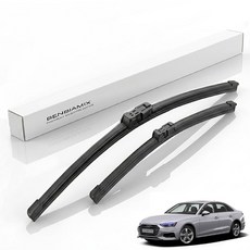 벤비아믹스 아우디 A4 A5 순정형 플랫 와이퍼 전면세트 2009년 이후 에센셜 와이퍼 00825, A4/A5 600 x 500