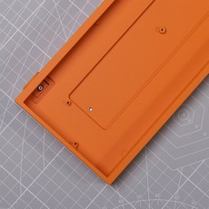 키보드 기계식 게임 유선 알루미늄 하우징 3.0 S 알루미늄하우징 스위치 80Retros, (오렌지) tofu60 기계식 케이스, 오렌지
