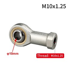 Fisheye 여성 로드 엔드 볼 범용 공압 실린더 U 피팅 장착 링 내부 스레드, hole 10mm, 1개