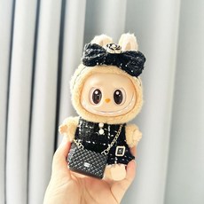라부부 인형옷 팝마트 Labubu 인형 의상세트 (인형 미포함) MD024, 블랙
