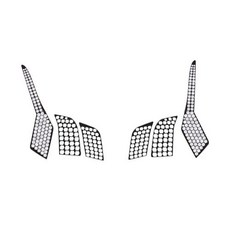 푸조 3008 2016 2017 2018 2019 GT 리어 테일 라이트 램프 벌집 3D 스티커 프로텍터 자동차 액세서리 6 개, 0)6pcs