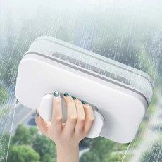 양면 자석 창문 청소 브 자동 물 배출 와이퍼 유리 도구 1. 3-10mm