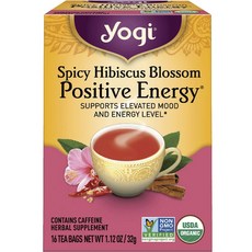 Yogi Tea 香辣芙蓉花正能量茶包 16 x 32克, 1個, 16件, 2g