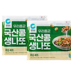 청정원 국산콩 우리종균 생나또, 2개, 384g