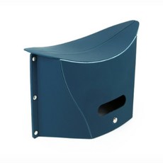 휴대용 접이식 의자 원터치 슬림 캠핑 낚시 야외 간이의자, 블루, 1개