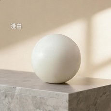 普拉提瑜伽球 直徑20cm 贈打氣針, 淺白 / 直徑20cm 贈打氣針