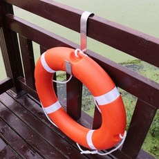 해양 튜브 거치대 안전 수납 수상 받침 구명환 랙, 스테인리스 S후크, 1개