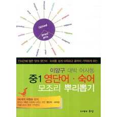 이양구 대박 어사통중1 영단어 숙어 모조리 뿌리뽑기, 구상