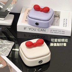 新款磁吸針線盒 針線 針線包 縫紉工具包 針線組 針線收 學生宿舍手縫工具便攜多功能針線包家居縫線神器, 1個, 【梔子白】磁吸收納+取針方便,16色線+20根針+剪刀+卷皮尺+頂針