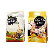 이레 콘플레이크 아몬드 천마차50T+아몬드 율무차50T, 18g, 1세트, 100개입