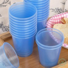 GOS 자판기컵 25p 190ml 청색 PP컵