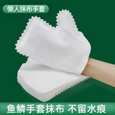 懶人抹布手套 五指魚鱗抹布 乾濕兩用 抹拭無痕, 1個, 五指魚鱗抹布,抹拭無痕歀,乾濕兩用