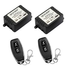 QIACHIP DC 12V 1CH 433MHz RF 무선 릴레이 리모컨 조명 순간 스위치 송수신기, 단일 KR1201B_2