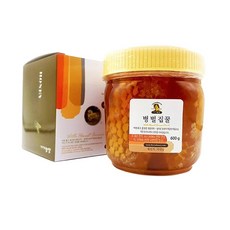 국내산 토종방식 꿀 병 벌집꿀600g(병포장), 600g, 1개