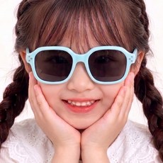 편광 스퀘어 선글라스 KC인증 어린이 유아 아기 자외선차단