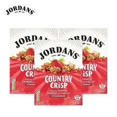 조단스 크리스피 그래놀라 딸기 500g X 3박스 곡물 시리얼