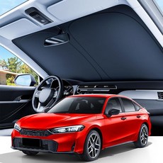 REEVAA 2025 업그레이드 테슬라 뉴 모델 Y(주니퍼) 햇빛 가리개 앞유리 [맞춤형 핏 99% 자외선 차단] 접이식 햇빛 가리개 액세서리 보관 가방 포함 모델 Y 2