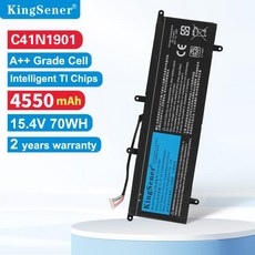 KingSener 노트북 배터리 ASUS ZenBook Duo UX481FA UX4000F 0B200-03520000 C41N1901 70WH