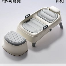샴푸침대 접이식 목욕 성인 어르신목욕의자 A 샴푸대 머리감기, 1개, K. 모란디 그레이 PP 하드 패드