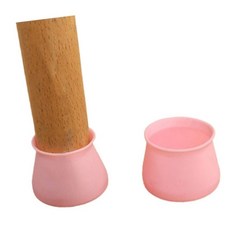 [3개묶음] 방지의자양말 미끄럼방지 실리콘의자발캡원형 핑크 M 의자캡 gr0*9065Mp, 1개