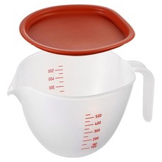 AKEBONO 曙產業 附蓋刻度攪拌盆, 1組, 攪拌盆 + 蓋子