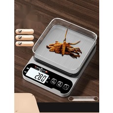 이유식 정밀 전자저울 베이킹용 가정용 주방저울, 3. 배터리 3kg0.1g