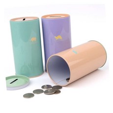 MN 원형 저금통 지폐보관함