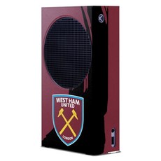 헤드 케이스 디자인 공식 라이선스 웨스트햄 유나이티드 FC 블랙 골드 아트 게임 콘솔 랩 케이스 커버 Xbox 시리즈 S 콘솔과 호환됨, Sweep Stroke