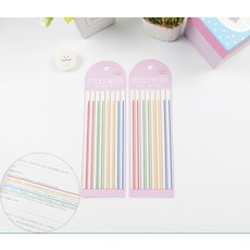 4색1P 암기정리 색상메모 밑줄테이프 학습점착노트 필기용