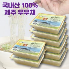 월산식품 국내산 한천 우뭇가사리 100%함유 우무채 400g 아이스박스 포장, 8개