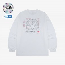 노스페이스 NORTHFACE 지오돔 긴팔 티 NT7TS01K_WHT 466794