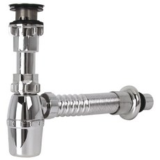 벽면 일체형 자동팝업 배수트랩 세면대부속 배수관, 1개