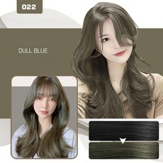 독일 기술 1/1+1 쇼핀 헤어 컬러링 샴푸 컬러 샴푸 새치 염색 샴푸 암모니아없는 염색약 편한 염색약 사은품 랜덤 증정, 1개, 달 블루