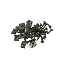 오토바이 스쿠터 U자클립 나사세트 너트 카드 카울 고정버클 철판 20PCS세트, 20개