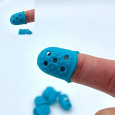 팔땨 고무 실리콘 두꺼운 서류 기타 악기 손가락골무 엄지손가락골무 손가락고무 사무용품, 핑크