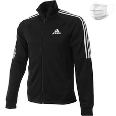 아디다스 트랙탑 져지 츄리닝 집업 자켓 SERENO 블랙 남여공용 운동복 + ALS 마스크