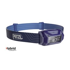 台灣黑熊 法國PETZL TIKKA LED頭燈 350流明頭燈 多色選購, 藍, 1個