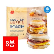 삼립 모닝 잉글리쉬 머핀 840g (140gX6입) 냉동 편의점 햄버거 아침식사, 140g, 48개