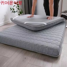 CuteQueen 매트리스 60*70*75*80*85*90*95*110*130*190*180*200, 60*150cm, 니트 일방적 인 회색-약 9cm 두께