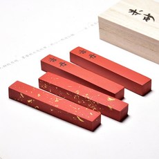 주묵 주사먹 서예 도구 적단 붉은 먹 원석 주홍 25g, Chidan (진사 잉크)
